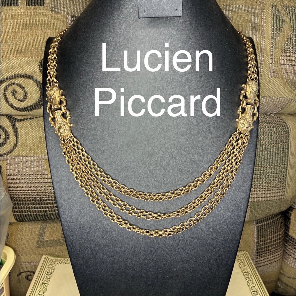 Lucien Piccard Gold Multi-Strand Necklace